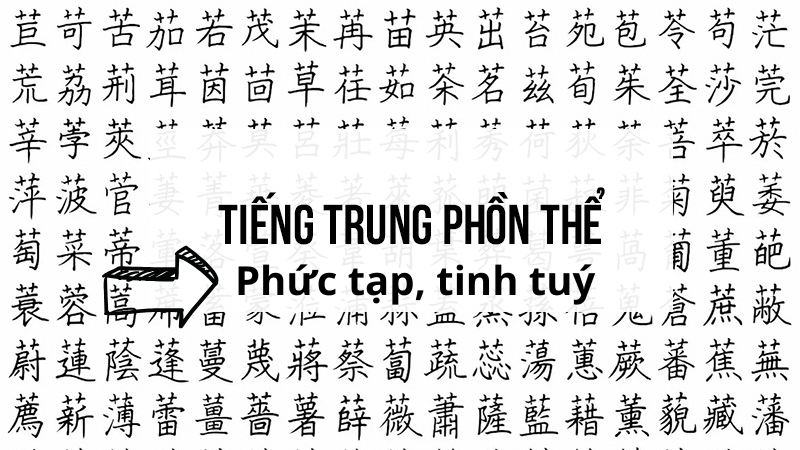 tiếng trung giản thể là gì